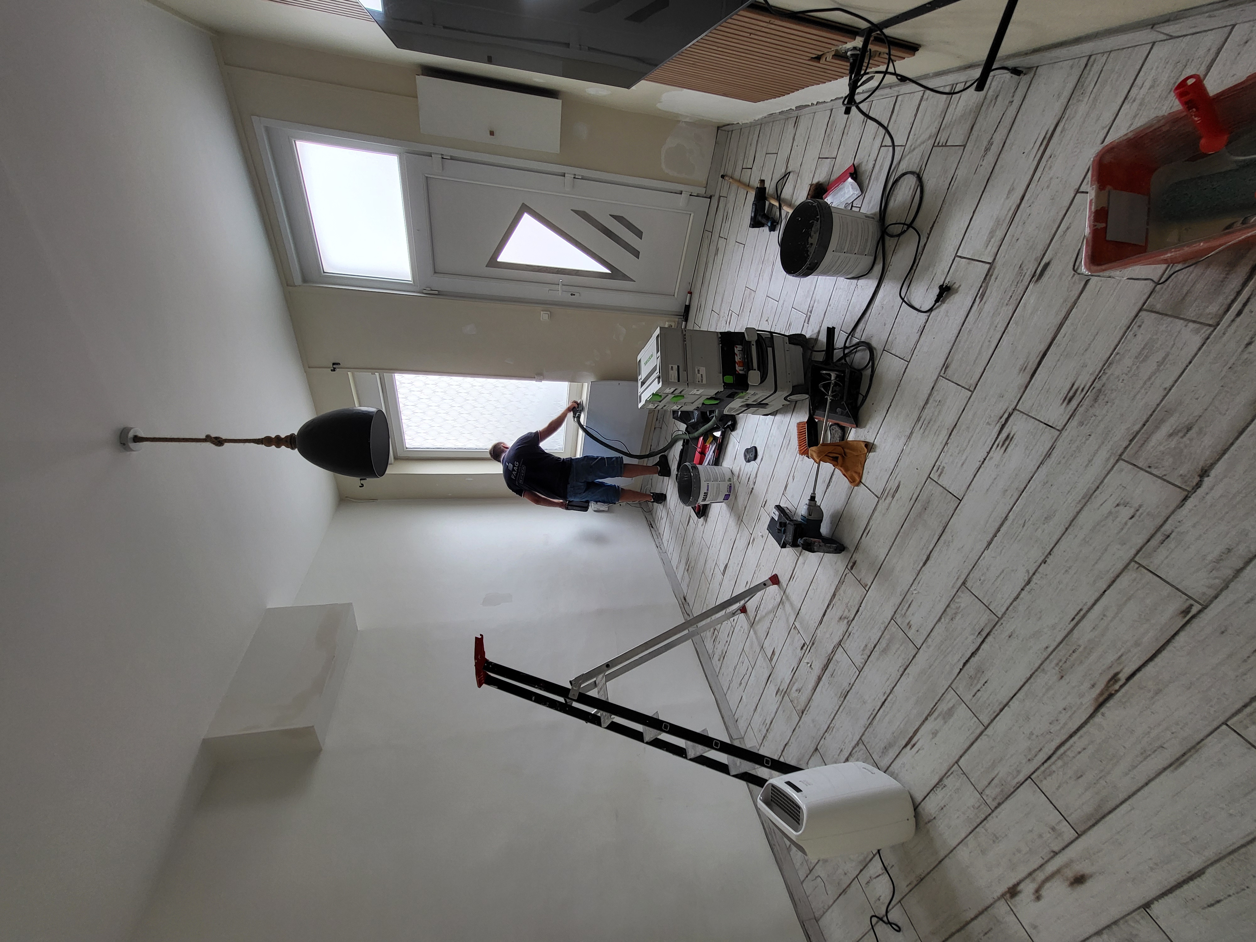 Photo chantier Rénovation et décoration d'un salon
