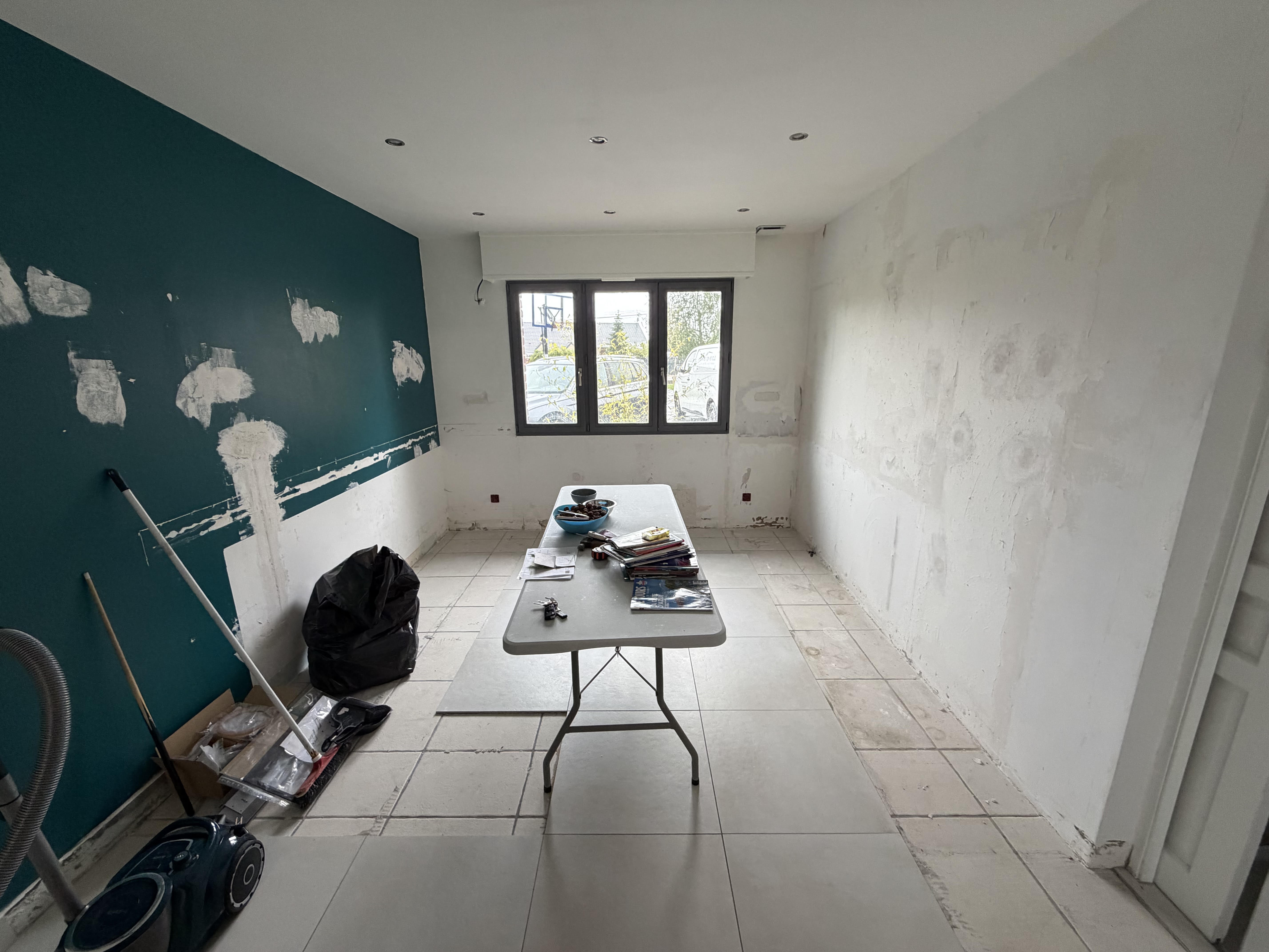 Photo chantier Rénovation complète d'une pièce