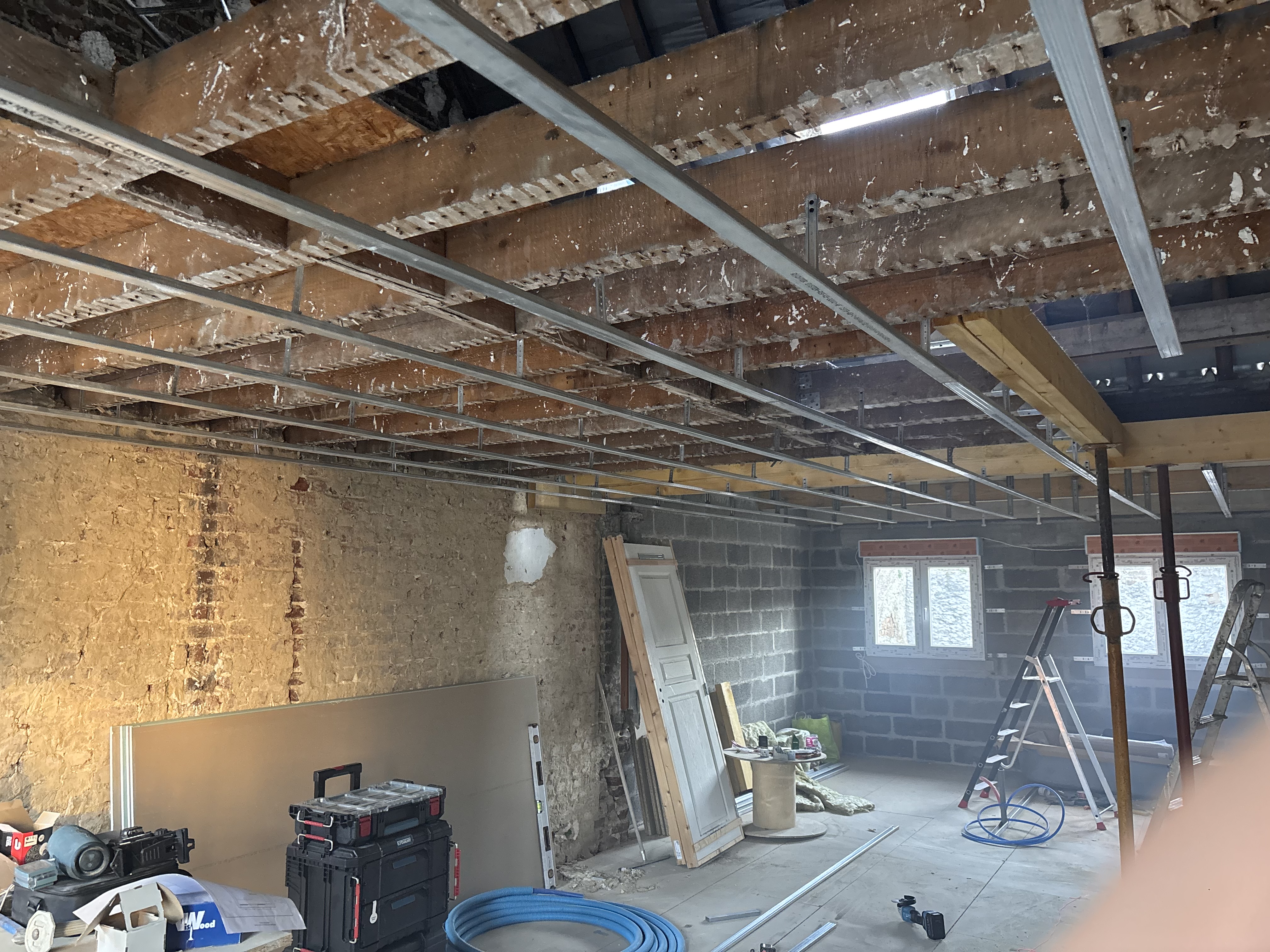 Photo chantier Céation et amenagement interieur d'une maison