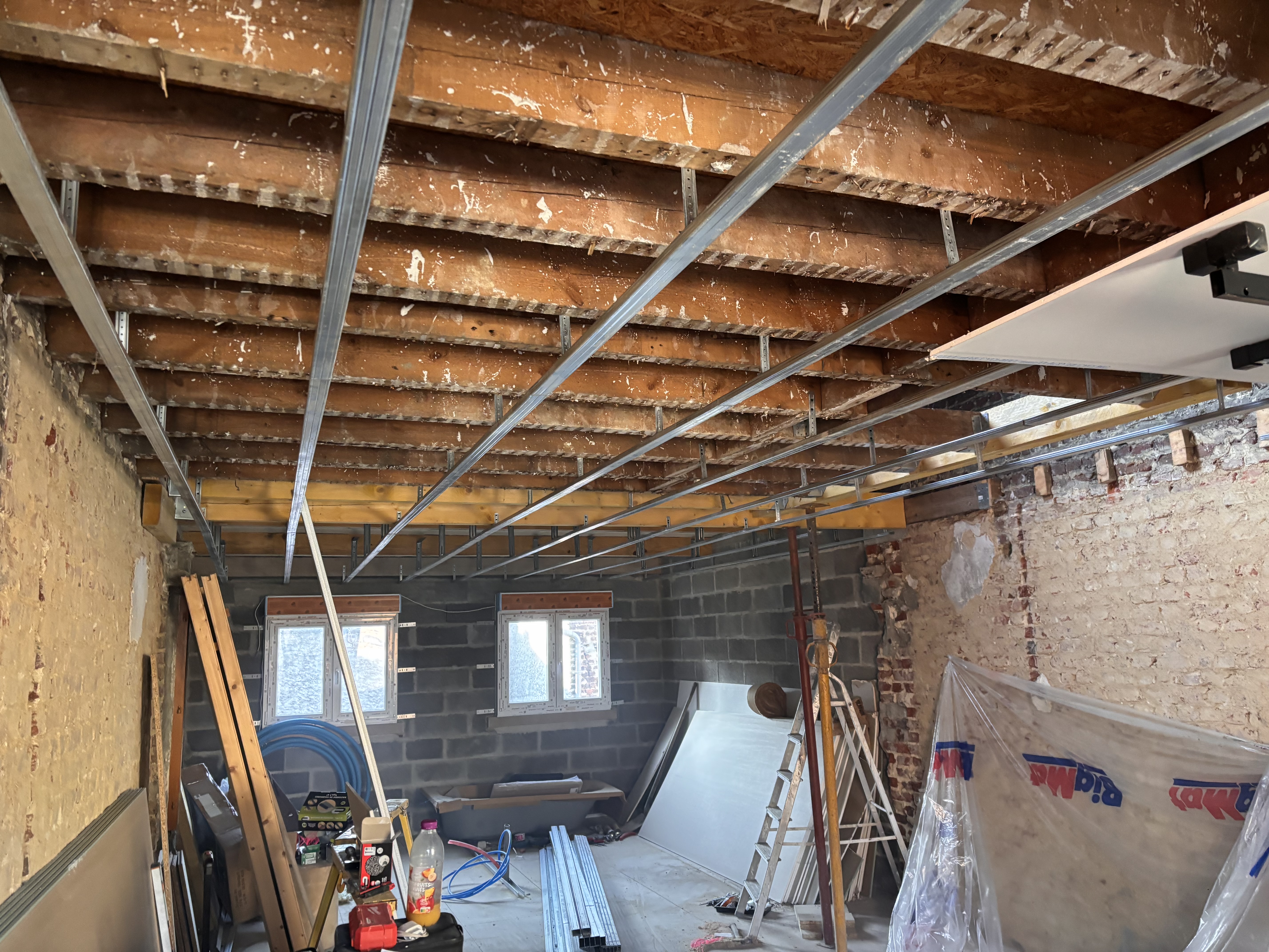 Photo chantier Céation et amenagement interieur d'une maison