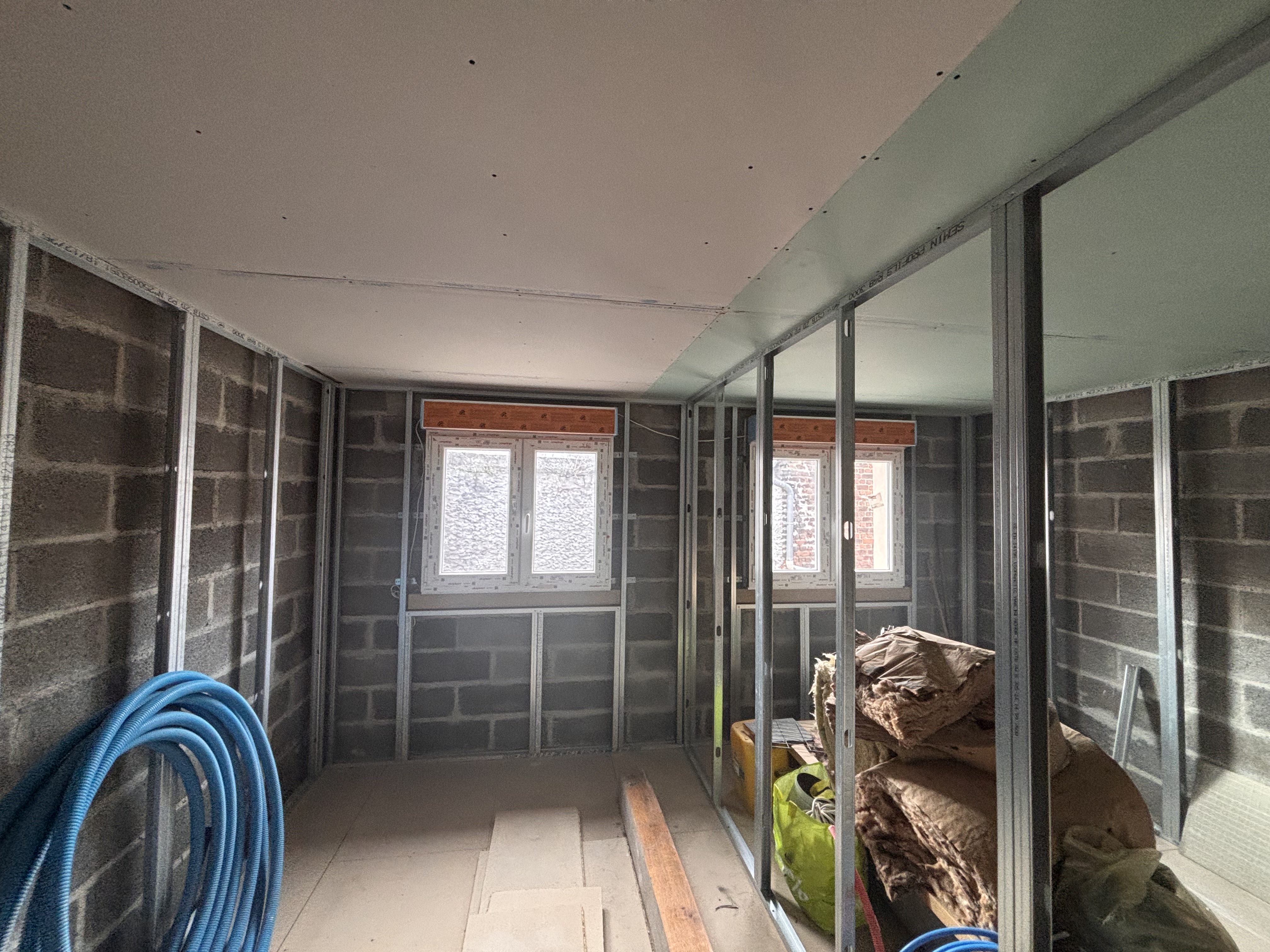 Photo chantier Céation et amenagement interieur d'une maison